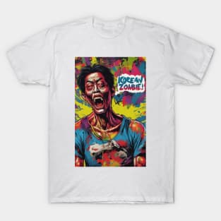 Korean Zombie Manga Poster T-Shirt